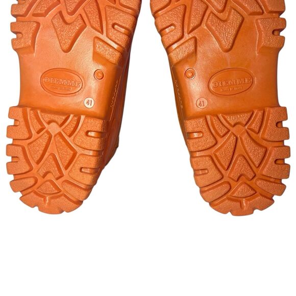 Diemme Balbi Orange Imitated Crocodile Men’s Boots size 41 / US 8 / UK 7.25